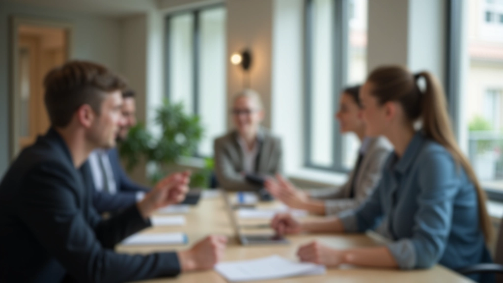 Professionista che implementa nuove tecniche comunicative in una riunione di lavoro